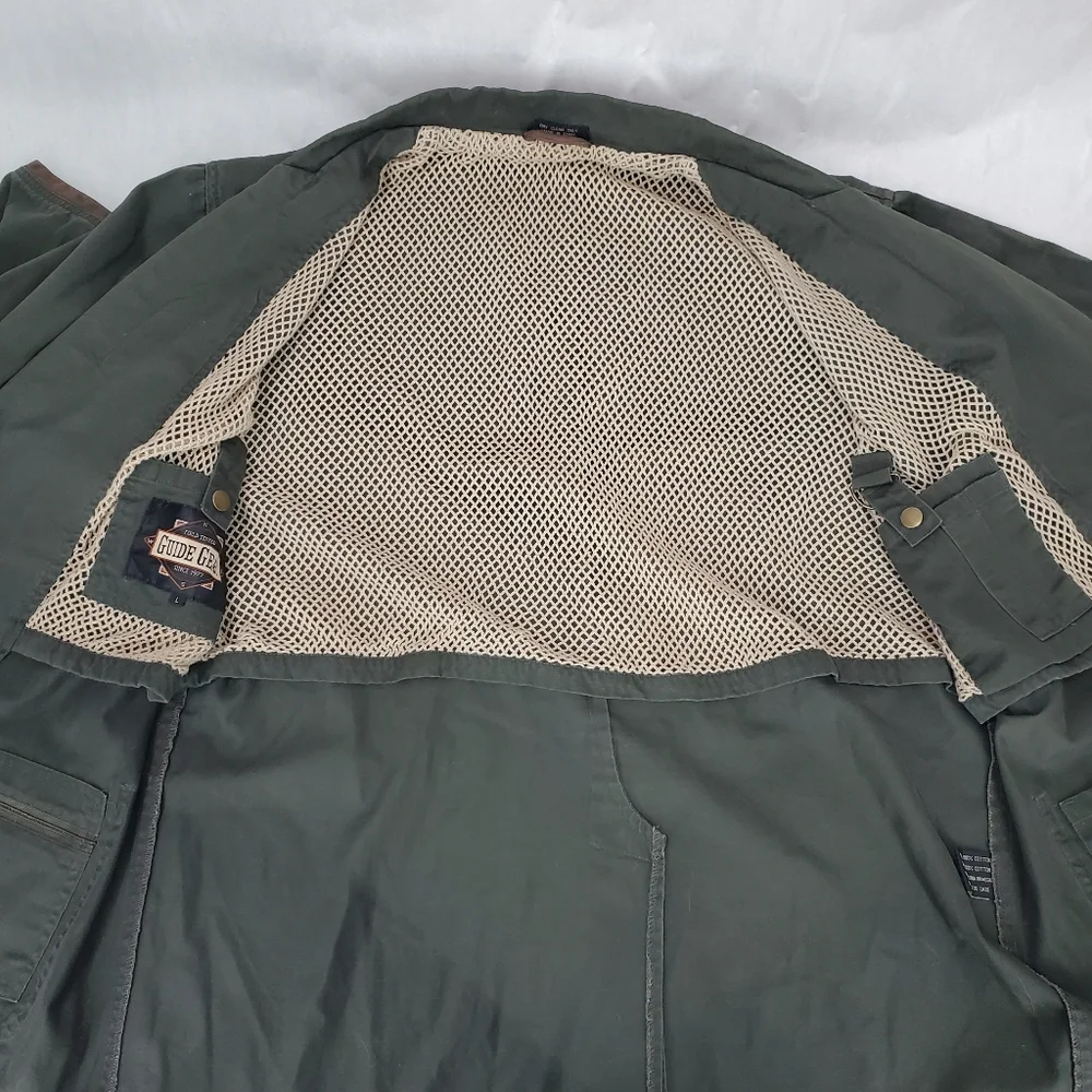 Guide Gear Army Green Field Chore Barn Hunting Fishing Camping Outdoor Jacket L
